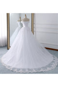 Women Stylish Cold Shoulder Floral Embroidered Lovely Wedding Dress