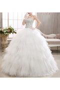 Women Off-shoulder Classy Solid Colored Skirt Fashionable Wedding Dress