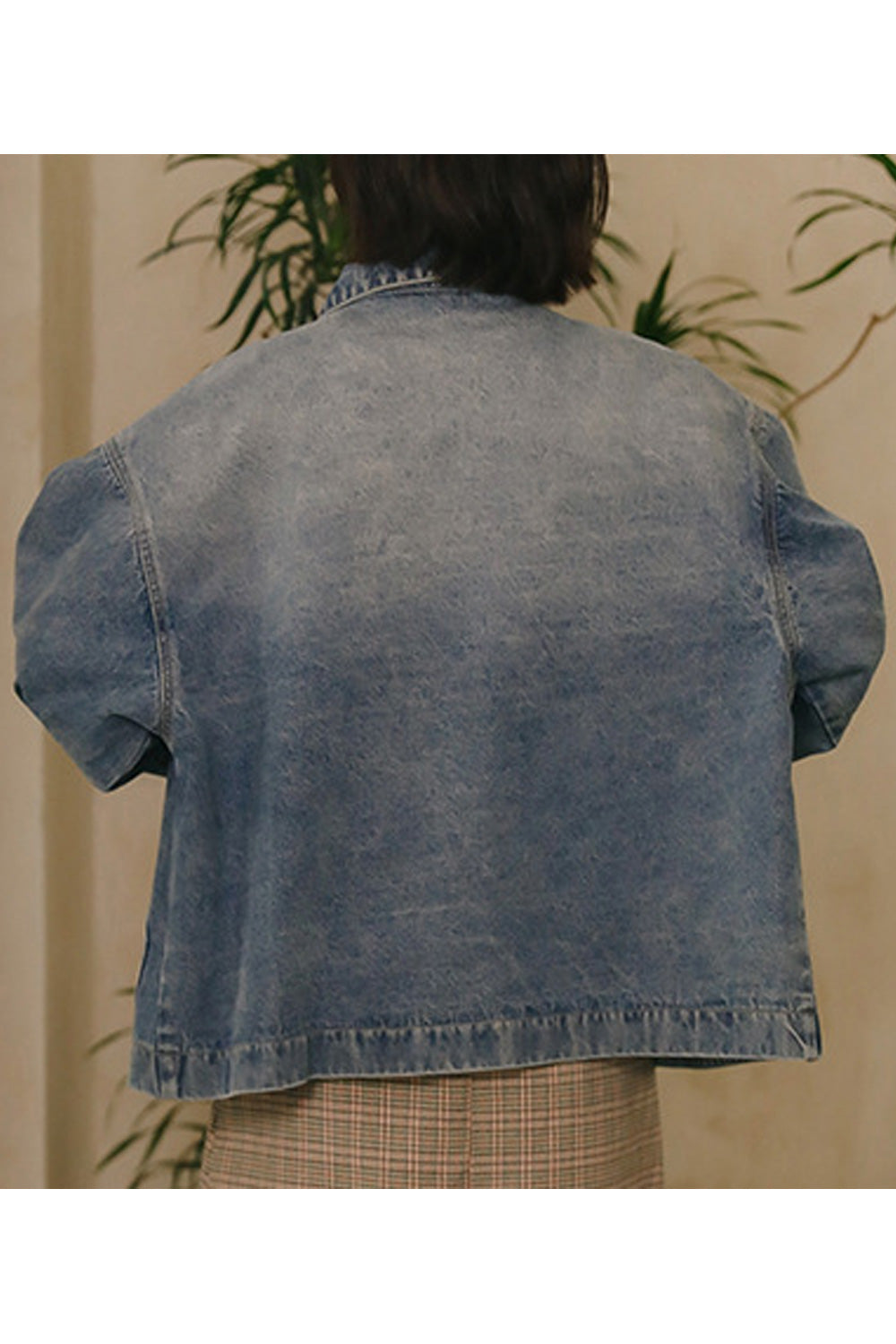 Women Loose Long Sleeve Breathable Button Down Amazing Convenient Lightweight Denim Jacket