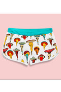 Women Breathable Alluring Printed Pattern Comfy Middle Waist Thin & Restful Beach Short