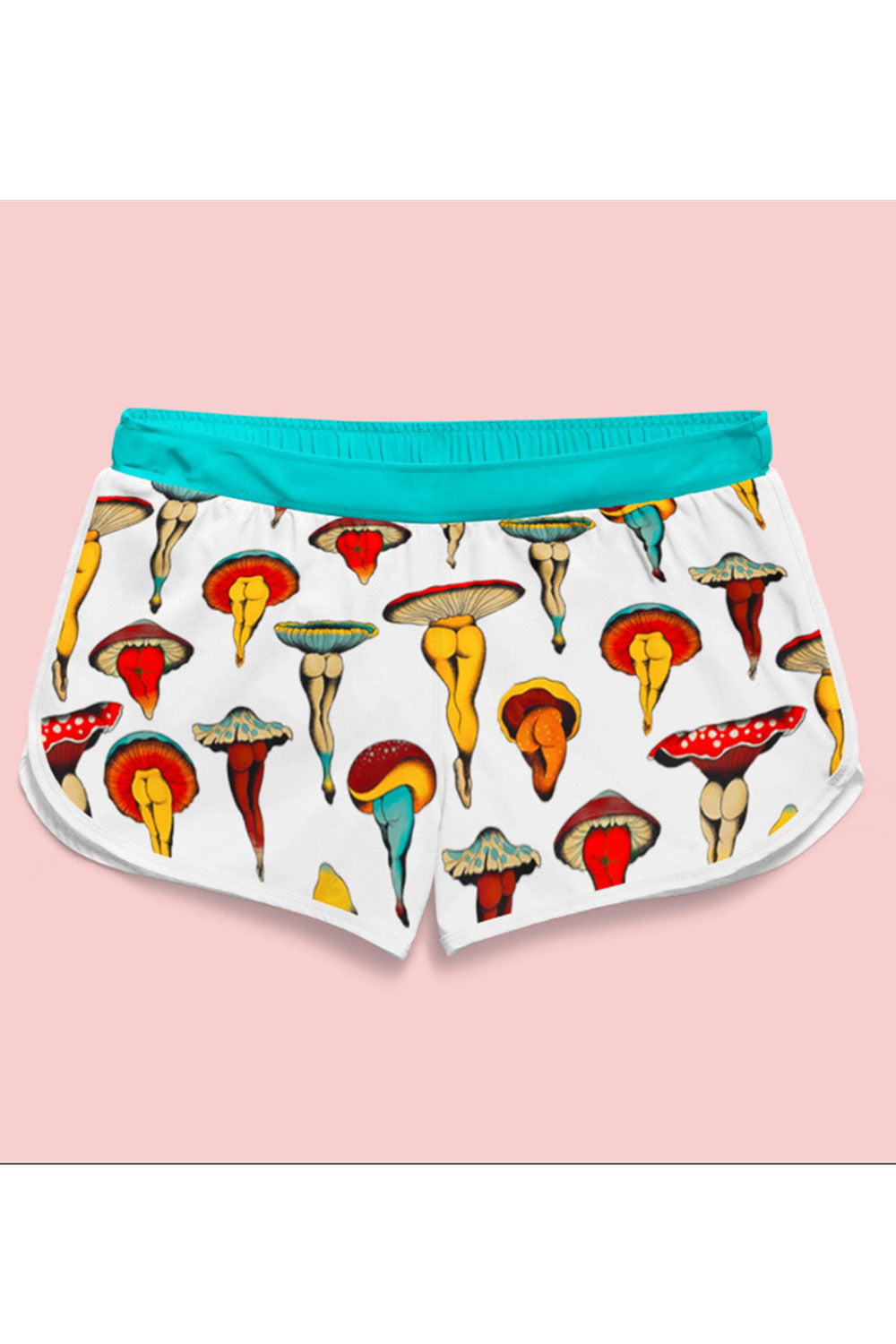 Women Breathable Alluring Printed Pattern Comfy Middle Waist Thin & Restful Beach Short