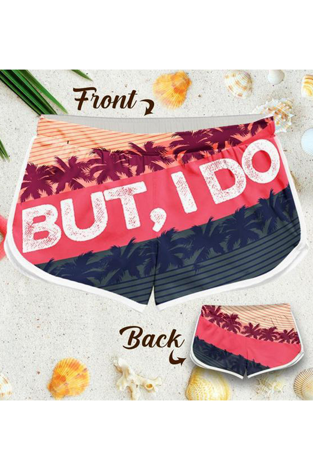 Women Fabulous Printed Pattern Elasticated Waist Summer Relaxed Fit Thin Beach Short