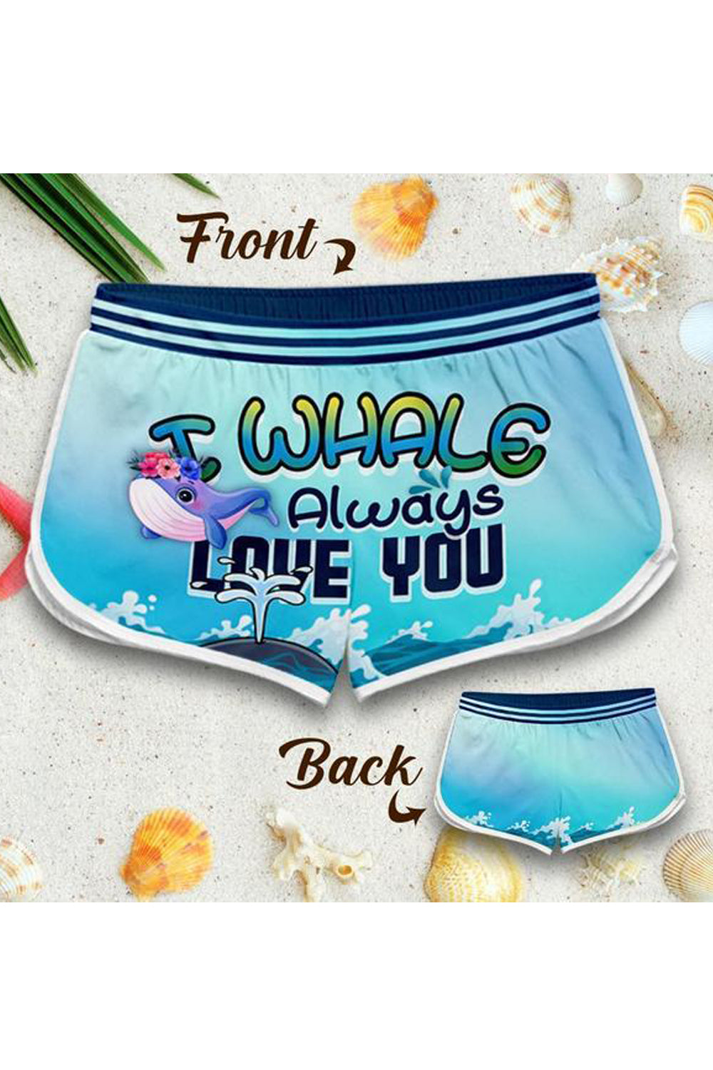 Women Thin & Comfy Waist Fantastic Printed Pattern Relaxed Fit Summer Beach Short