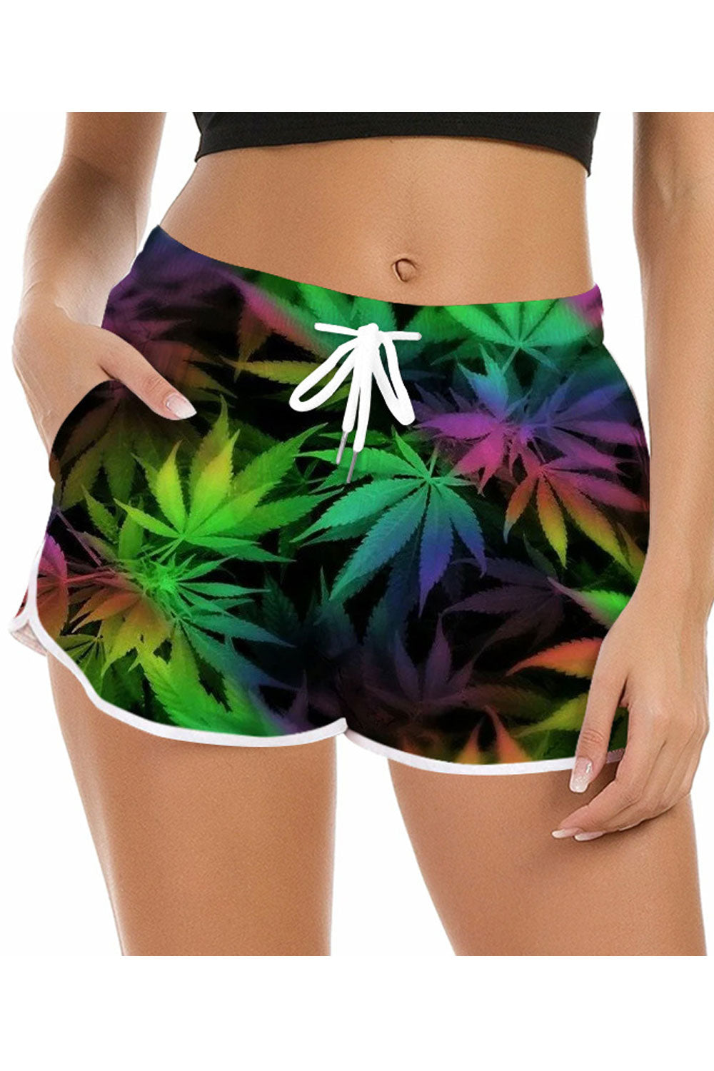 Women Thin & Soft Comfy Waist lovely Printed Pattern Summer Casual Beach Short