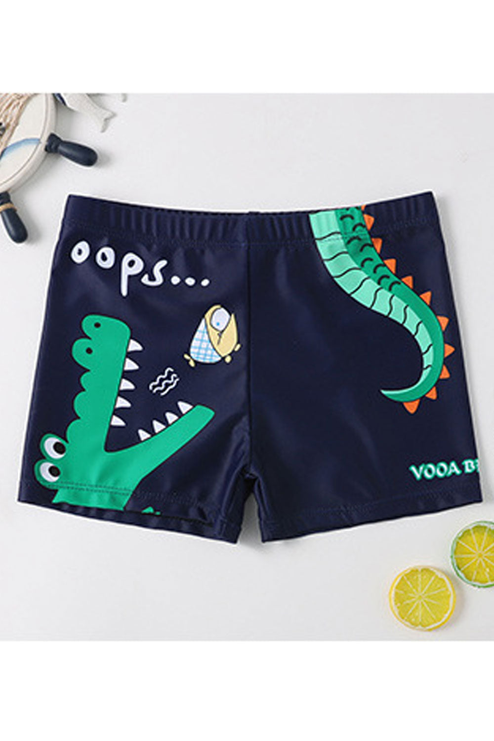 Kids Boys Elasticated Relaxed Fit Waist Awesome Cartoon Pattern Summer Fashion Pool Swimwear