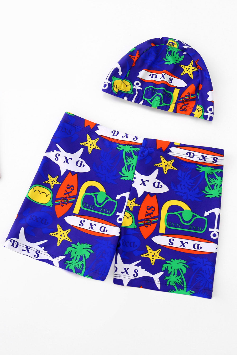 Kids Boys Magnificent Printed Pattern Restful Mid-Waist Superb Soft & Thin Summer Pool Swimwear