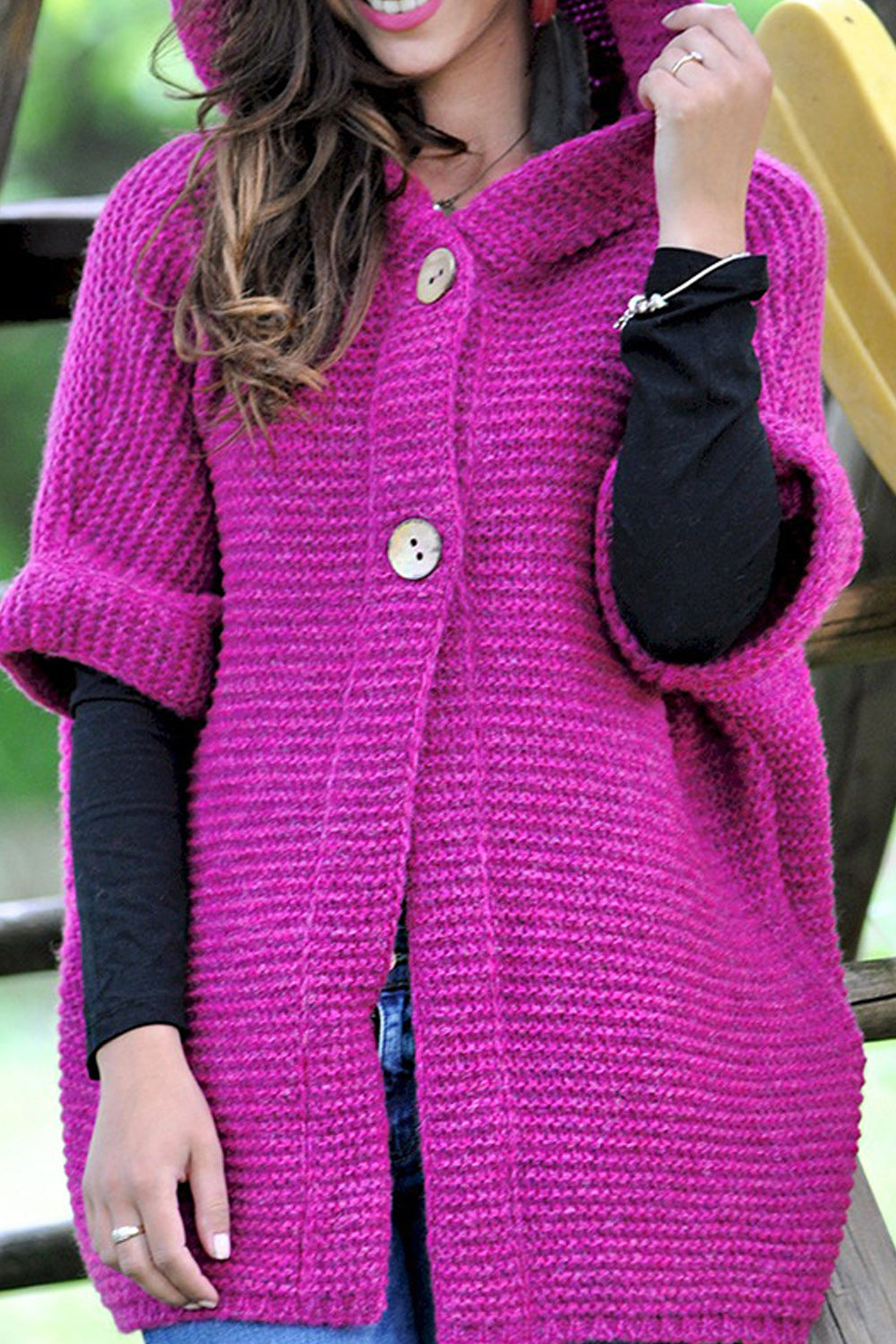 Women Pretty Solid Colored Magnificent Trendy Soft Winter Casual Cardigan