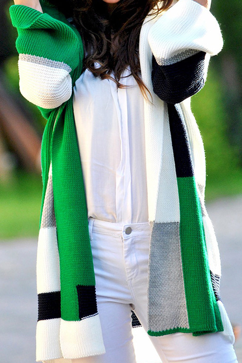 Women Long Sleeve Warm Loose Styled Casual Winter Cardigan