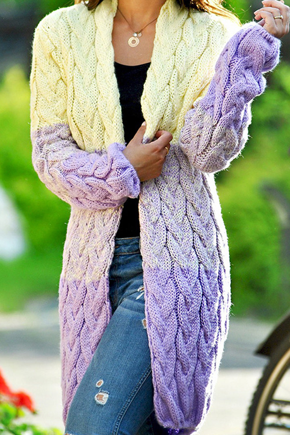 Women Loose Knitted Winter Cardigan