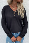 Women Pullover Styled Warm Long Sleeve Comfortable V-Neck Winter Casual Sweater
