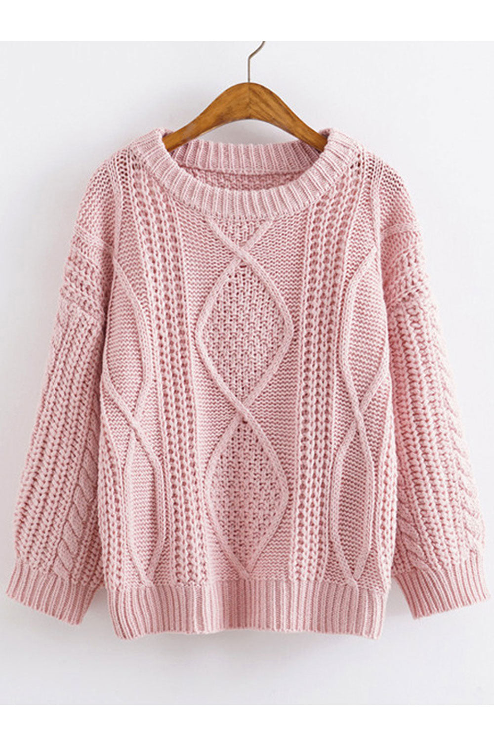 Women Trendy Solid Colored Lightweight Winter Warm Long Sleeve Casual Sweater
