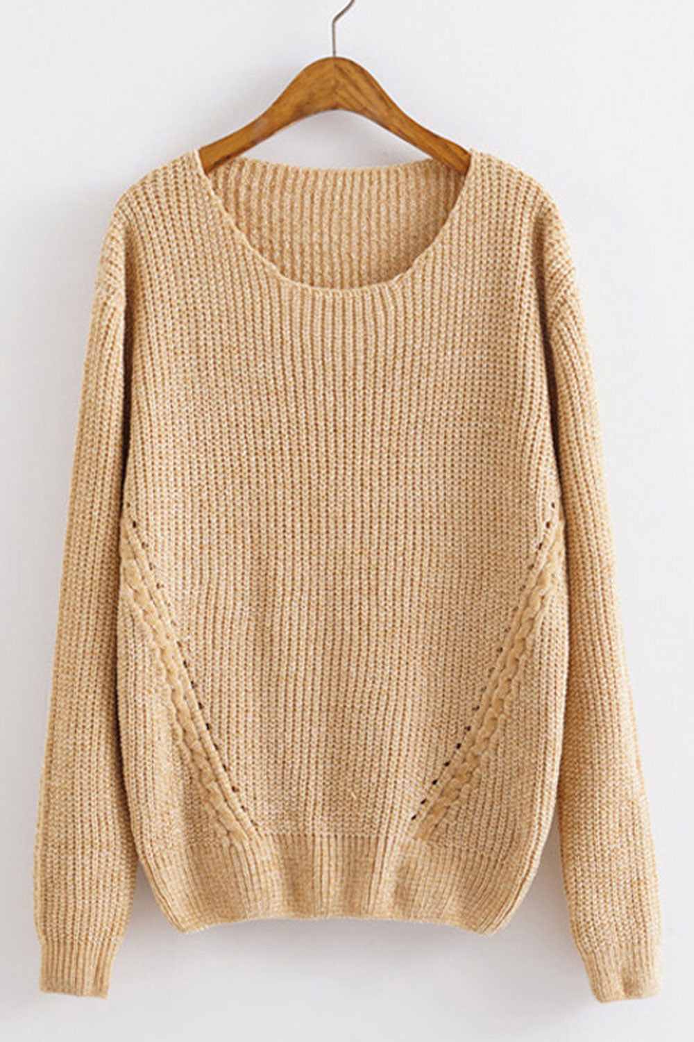 Women comfortable Long Sleeve Trendy Solid Colored Winter Warm Weekend Sweater