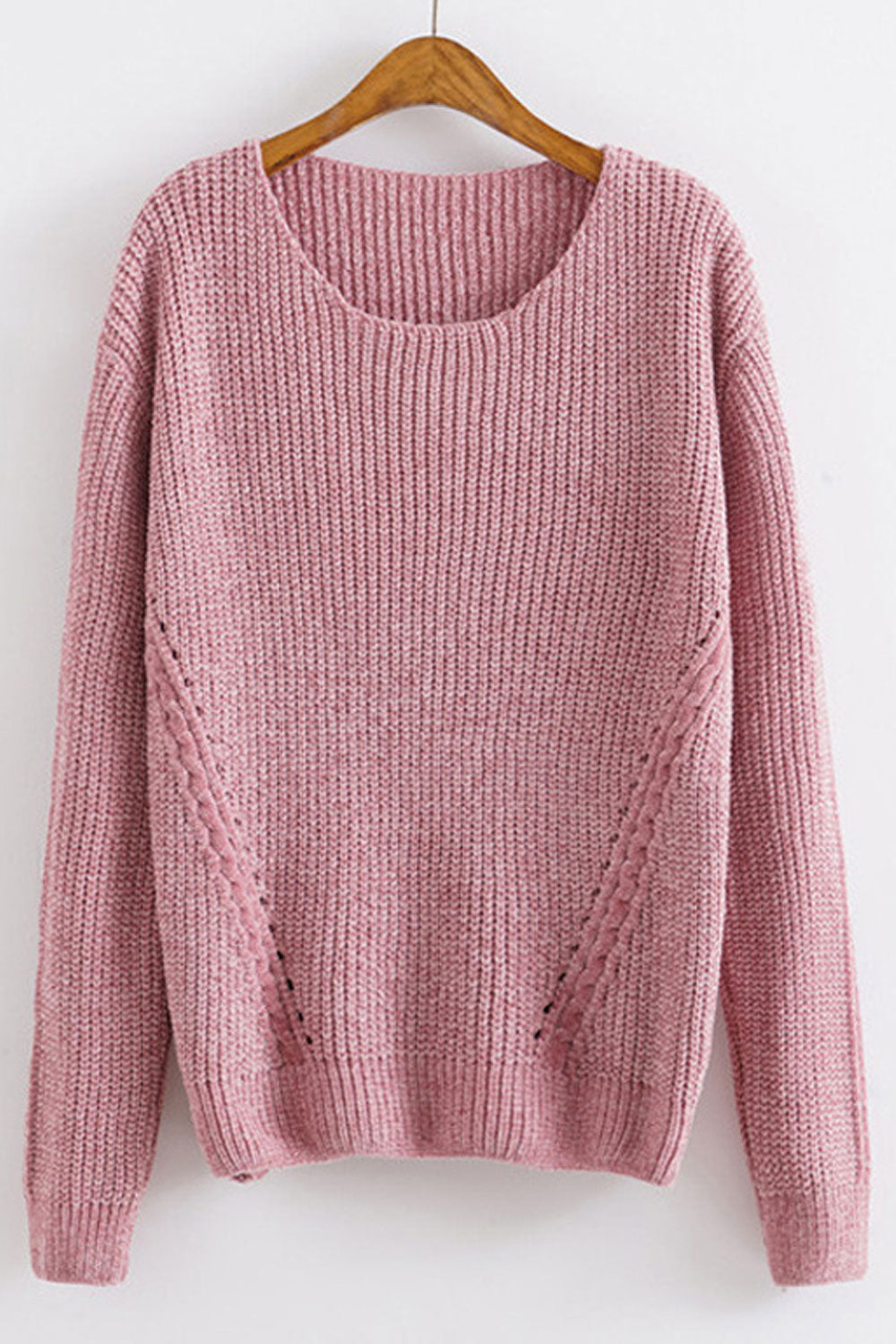 Women comfortable Long Sleeve Trendy Solid Colored Winter Warm Weekend Sweater