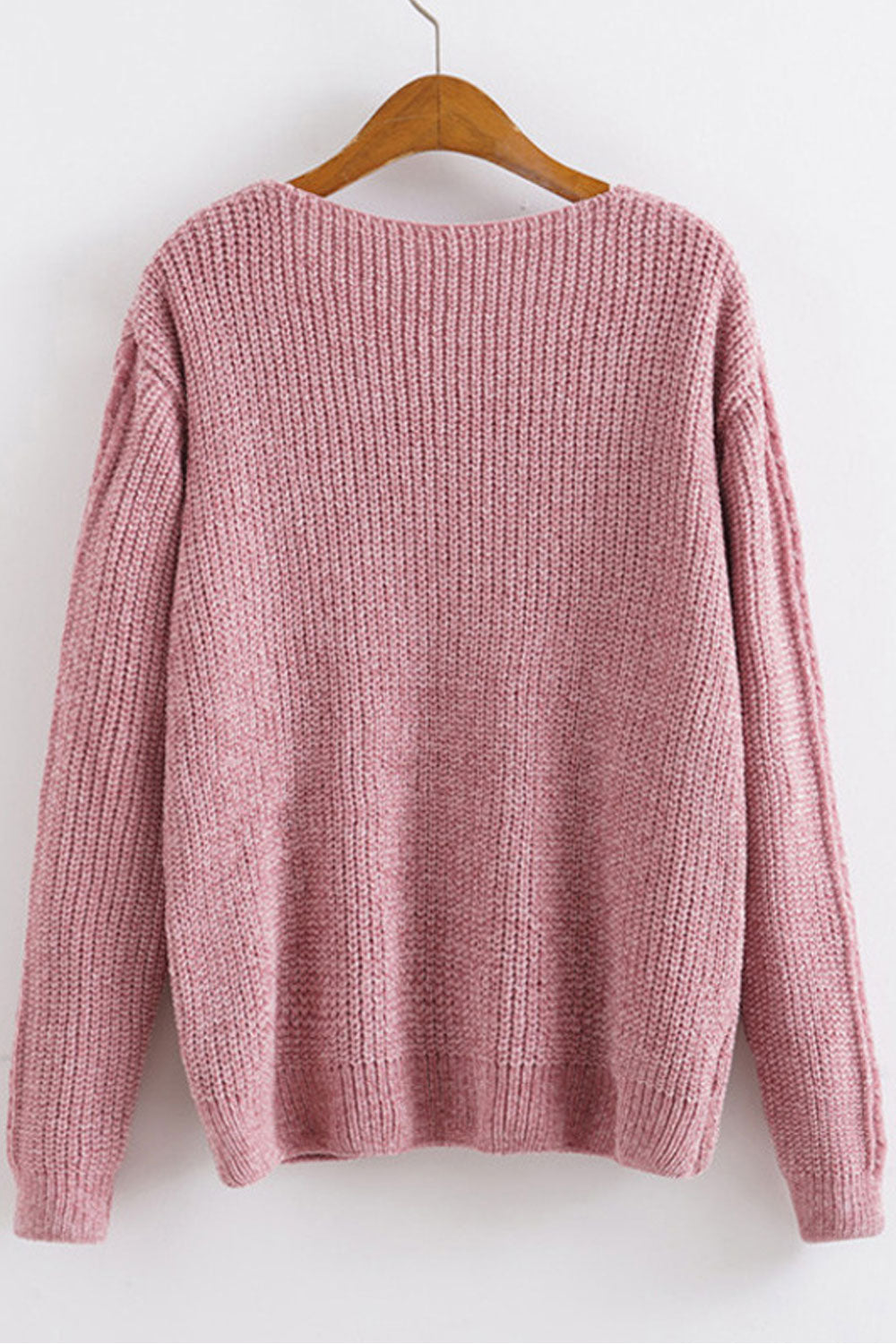 Women comfortable Long Sleeve Trendy Solid Colored Winter Warm Weekend Sweater