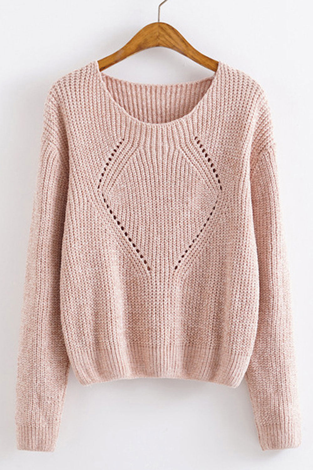 Women Amazing Solid Colored Thick & Warm Long Sleeve Winter Fashion Pullover Casual Sweater
