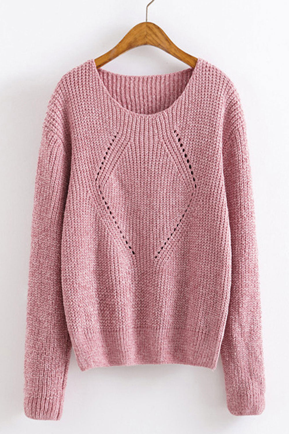 Women Amazing Solid Colored Thick & Warm Long Sleeve Winter Fashion Pullover Casual Sweater