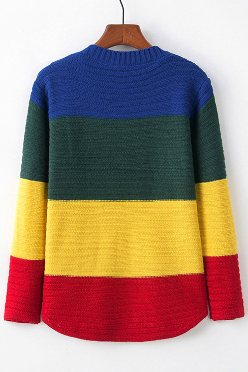 Women Beautiful Solid Pattern Comfortable Long Sleeve Winter Casual Pullover Sweater