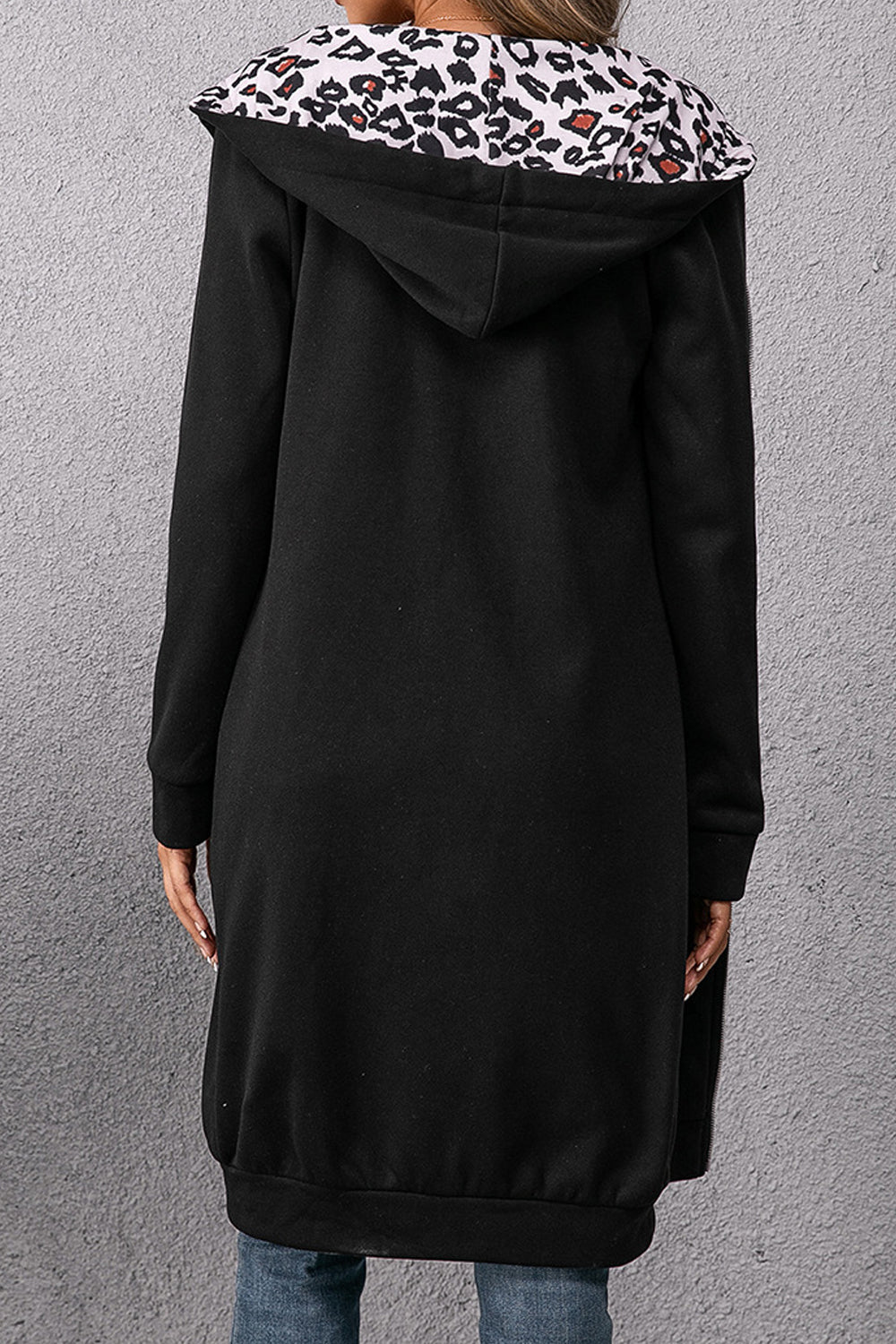 Women Winter Mid-Length Easy Zipper Closure Thick Long Sleeve Hooded Neck Casual JacketWomen Winter Mid-Length Easy Zipper Closu