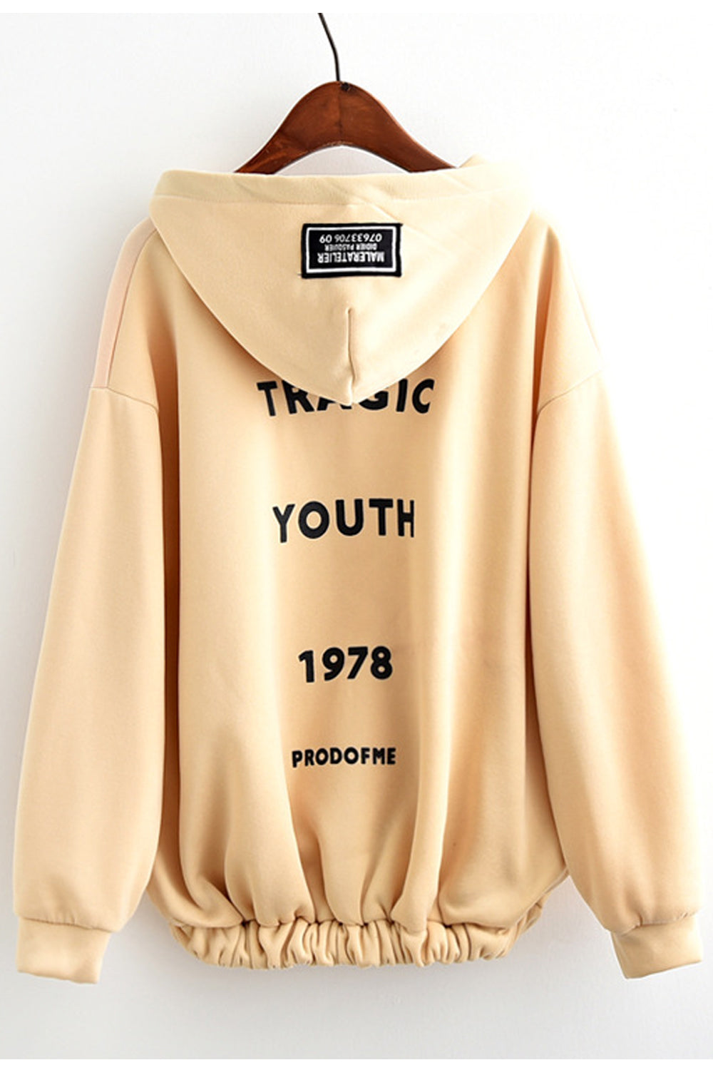 Women Soft & Warm Awesome Solid Colored Ribbed Cuff Elasticated Hem Zipper Closure Hoodie