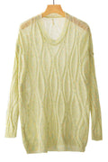Women Windproof Long Sleeve Outstanding Solid Colored Winter Pullover Casual Sweater