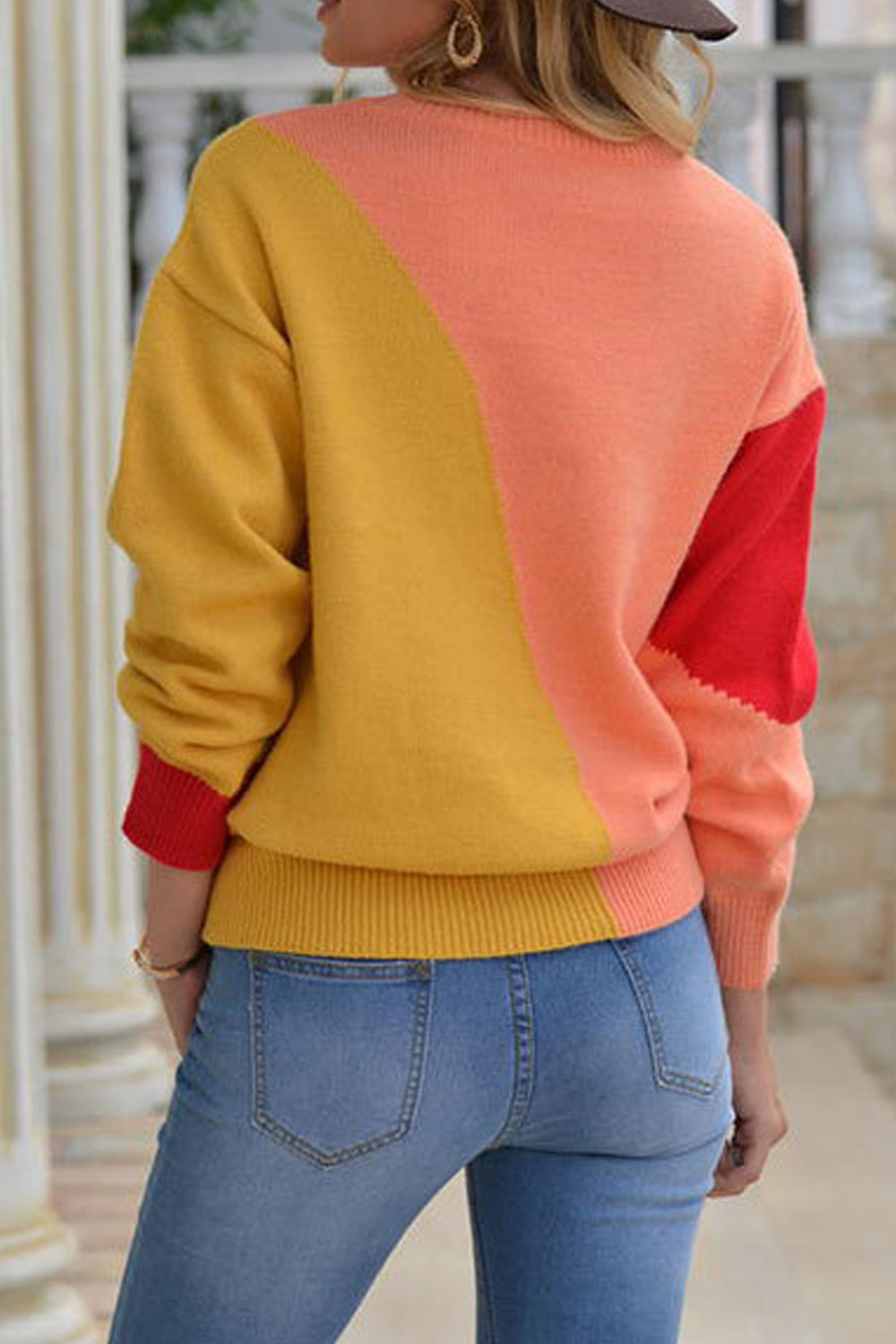 Women Marvelous Colorful Solid Pattern Round Neck Comfortable Pullover Warm Sweater