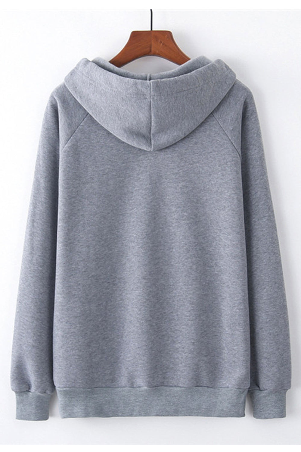 Women Beautiful Unicorn Printed Drawstring Closure Fine Ribbed Hem Winter Hoodie