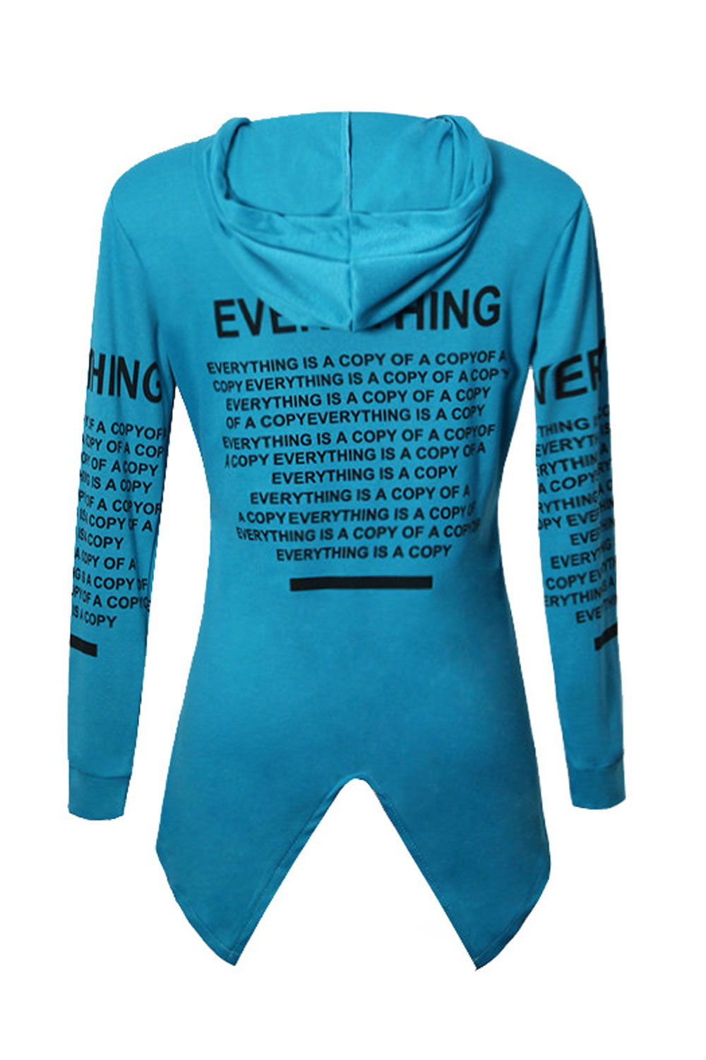 Women Zipper Closure Printed Pattern Thick Casual Hoodie