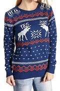 Women Gorgeous Regular Fit Printed Easily Wearable Warm Knitted Winter Sweater
