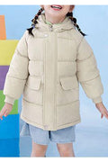 Kids Girls Fit Straight Shaper Padded Jacket