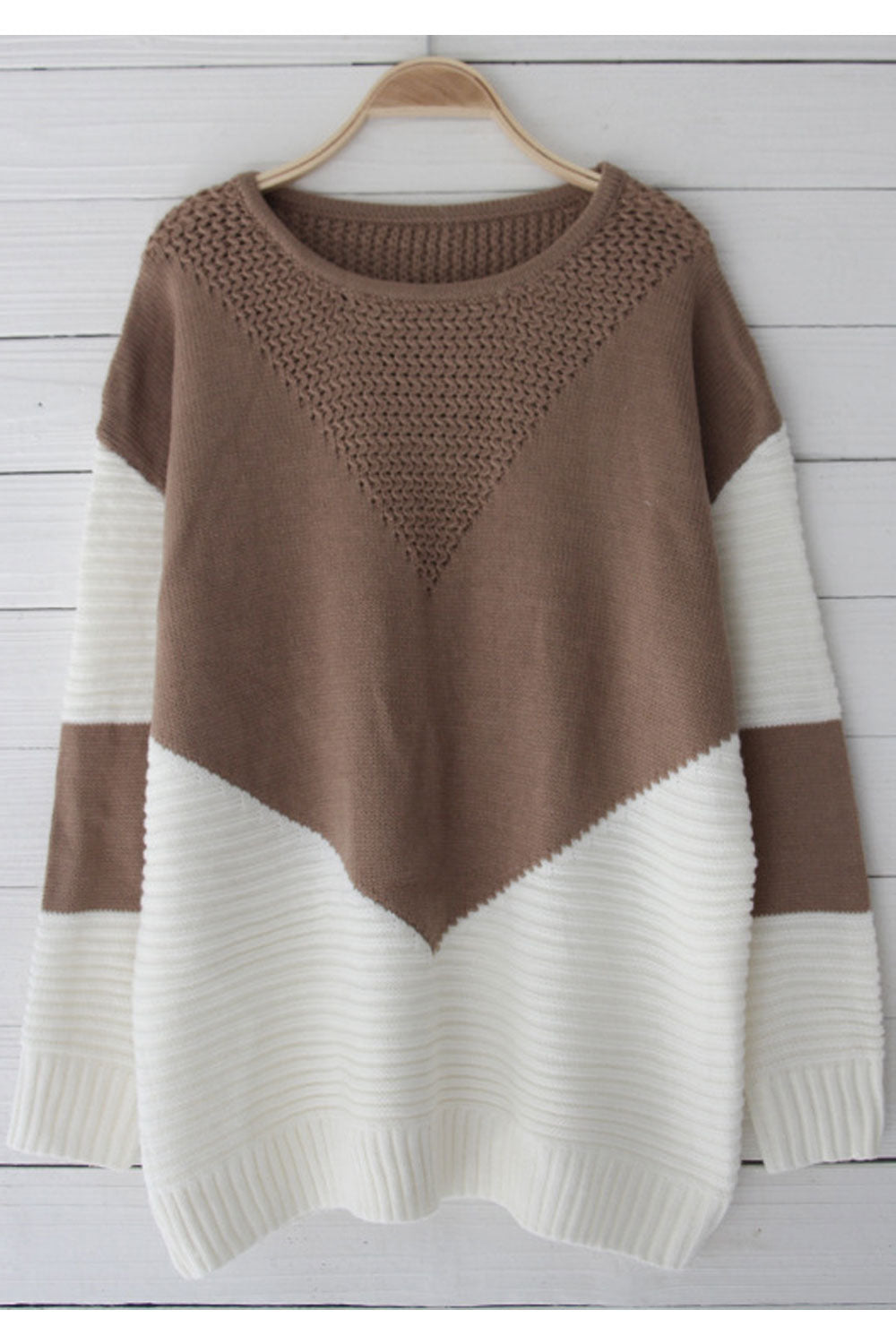 Women Regular Fit Round Neck Comfy Long Sleeve Warm Knitted Winter Sweater