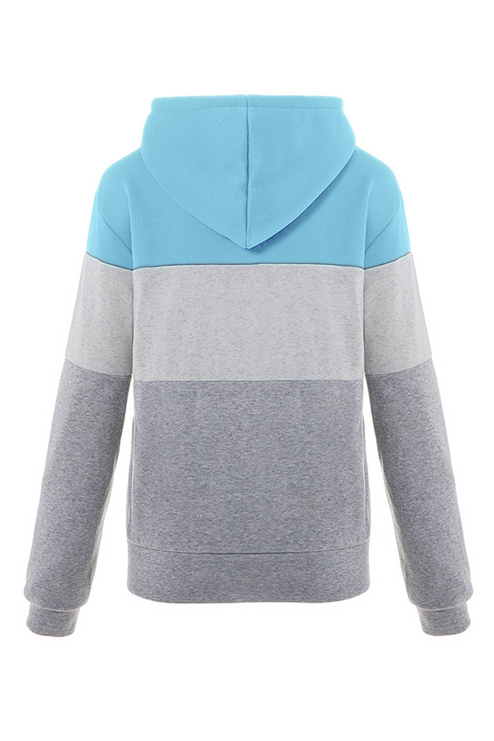 Women Splendid Solid Pattern Casual Front Zip Closure Ribbed Cuff Winter Hoodie