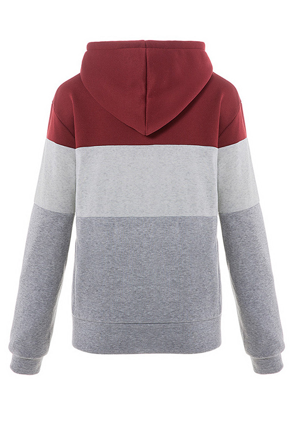 Women Splendid Solid Pattern Casual Front Zip Closure Ribbed Cuff Winter Hoodie
