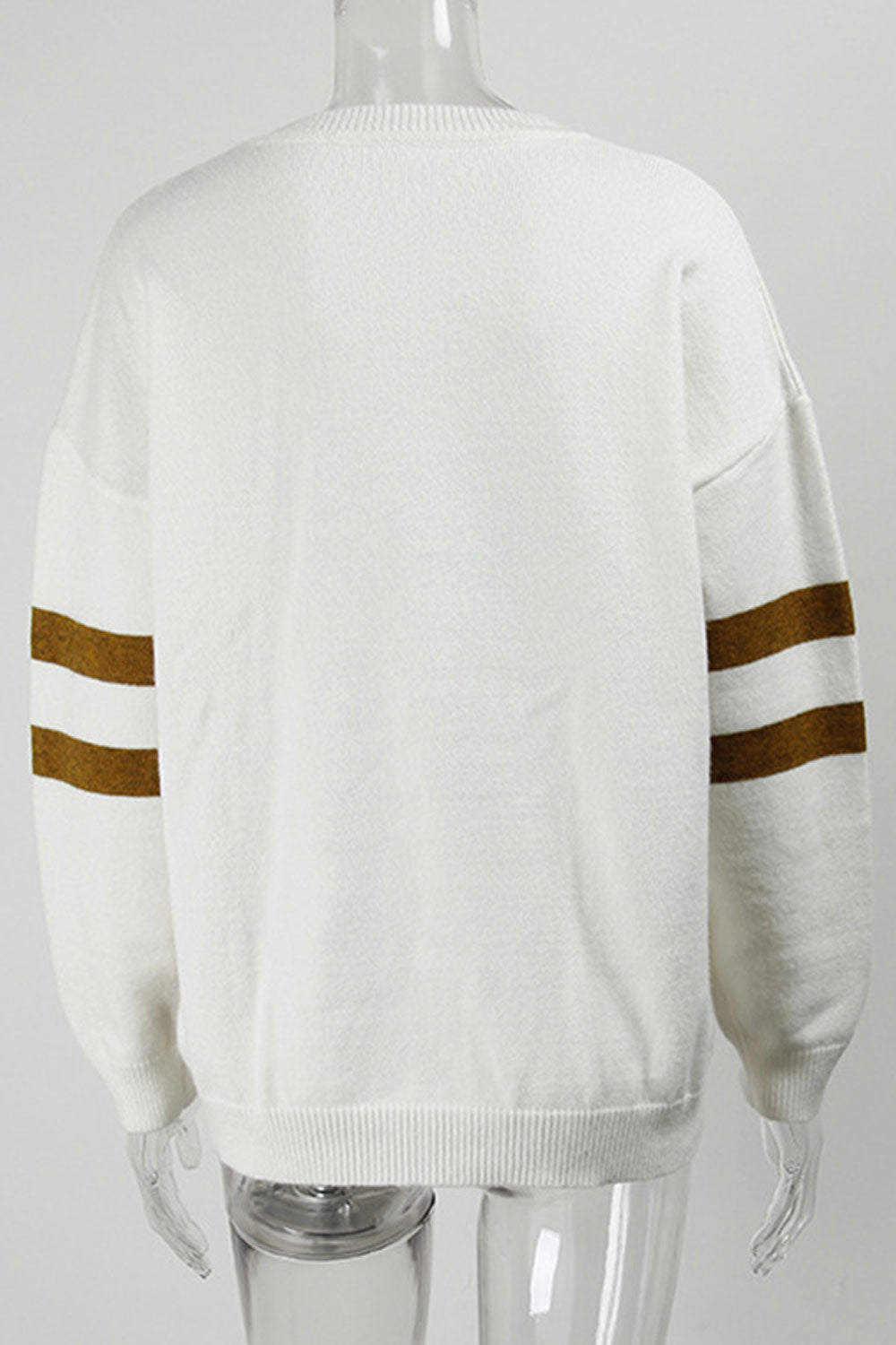Women Elegant Regular Fit Round Neck Comfy Long Sleeve Warm Knitted Winter Sweater