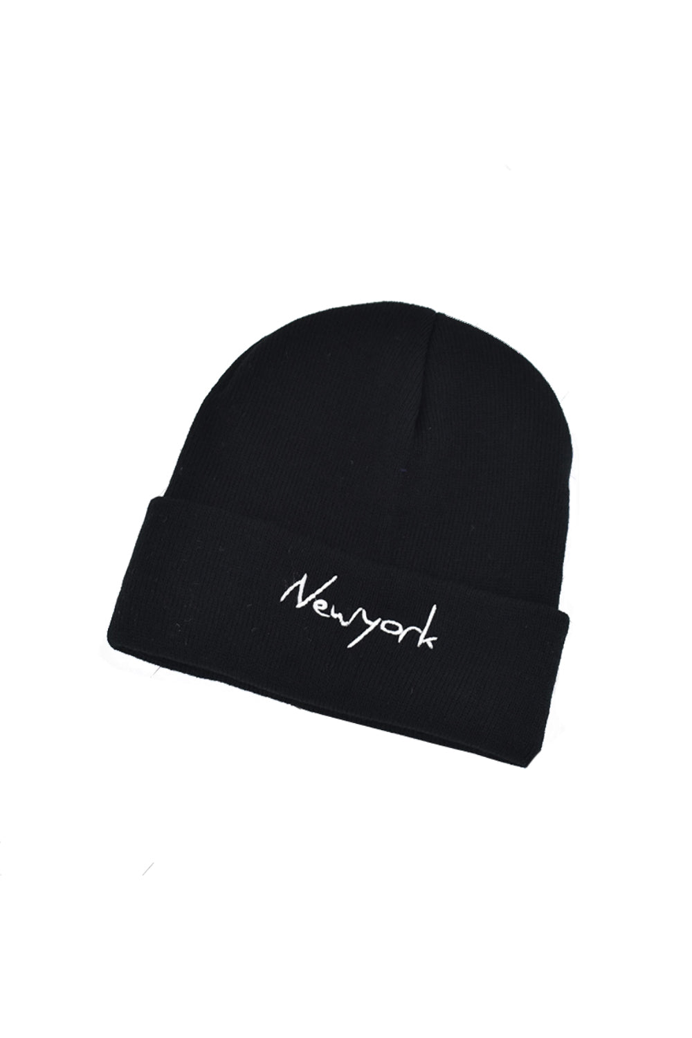 Tremendous New York Letter Embroidered Winter Outgoing Fashion Thick Casual Hat