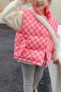 Kids Girls Beautiful Vest Winter Jacket