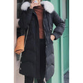 Women Zipper Front Thick Padded Winter Jacket