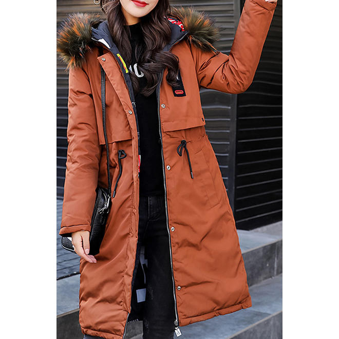 Women Loose Windbreaker Cotton Padded Winter Jacket