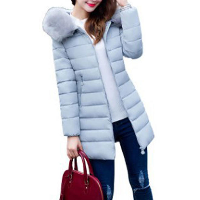Women Slim Cotton Padded Soft Winter Jacket