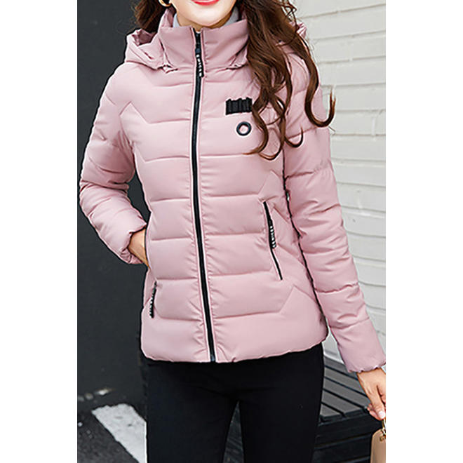Women Slim & Stylish Cotton Padded Winter Jacket