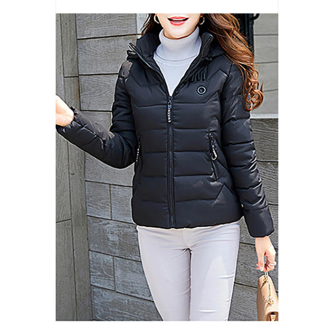 Women Slim & Stylish Cotton Padded Winter Jacket