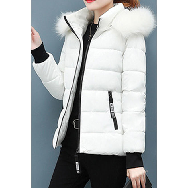 Women Thick Soft Padded High Collar Winter Jacket