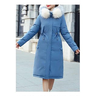 Women Long Sleeve Elegant Solid Colored Thick Padded Jacket