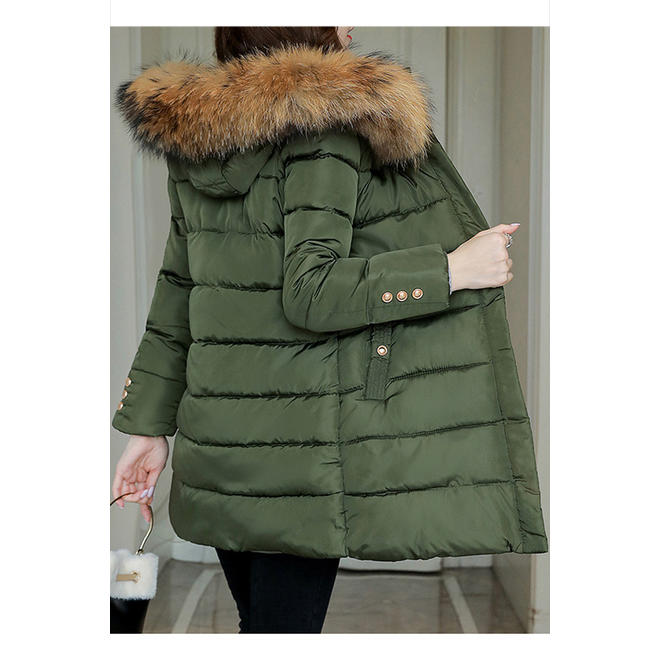 Women Padded Cotton Snow Winter Hooded Jacket