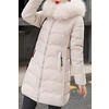 Women Long Zip Up Hooded Soft Padded Winter Jacket