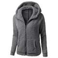 Women Elegant Zipper Slim Cardigan