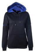 Women Decent Solid Pattern Adjustable Drawstring Hood Closure Restful Long Sleeve Winter Hoodie