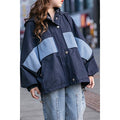 Kids Girls Elastic Cuff Long Sleeve Flap Pocket Solid Colored Zipper Casual Jacket