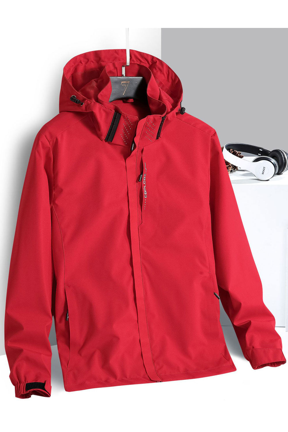 Women Latest style Hooded Neck Long Sleeves Stretchable Velcro Cuff Side Slash Pocket & Front Zip Closure Ease Winter Casual Jac