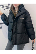 Women Fashionable Hooded Neck Stretchable Cuff Comfortable Side Slash Pocket Front & Zip Fastener Thick Warm Winter Padded Jacke