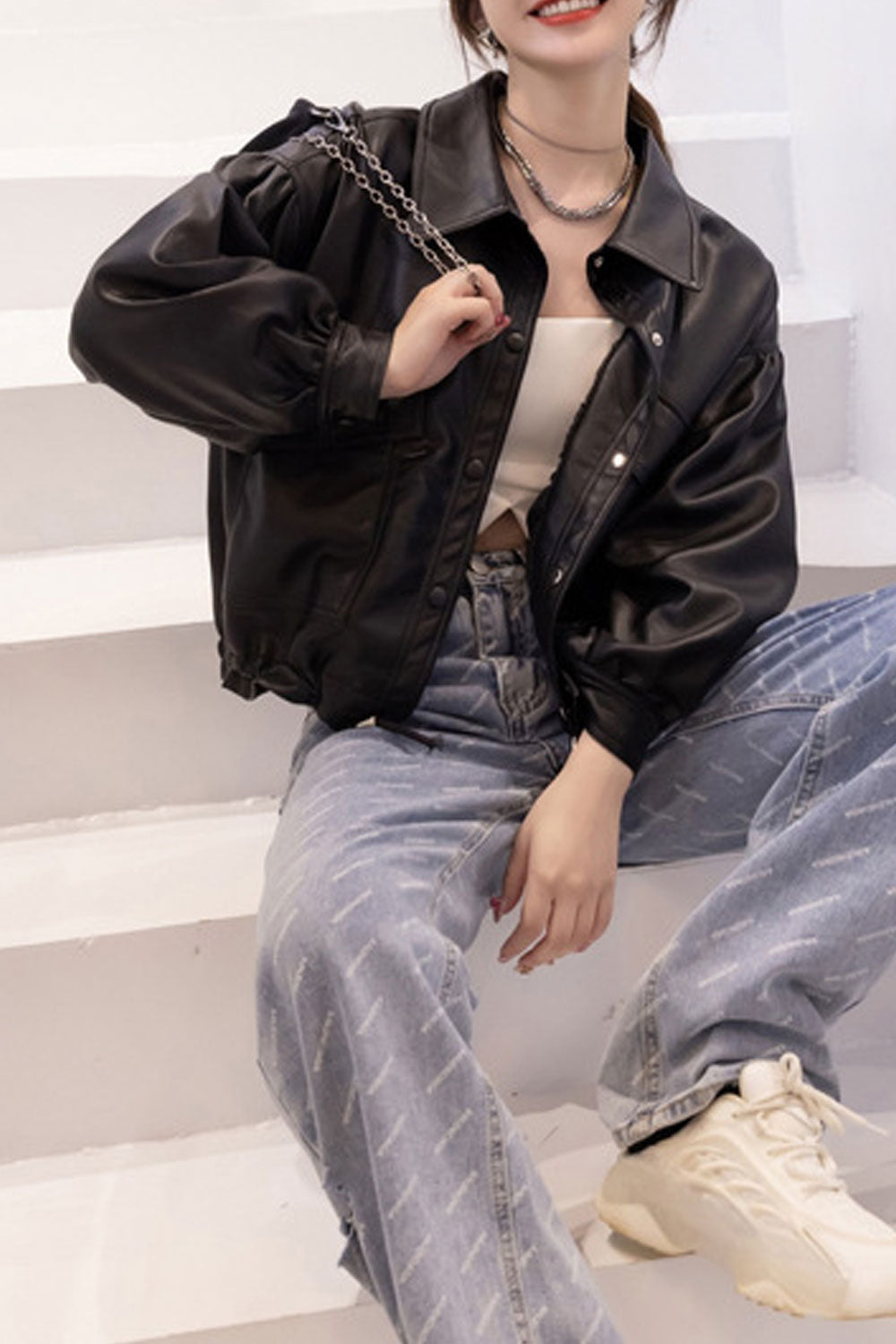 Women Superb Solid Pattern Collar Neck Buttoned Closure Waist Drawcords Smooth Buttoned Fastener & Front Flap Pocket Warm Winter